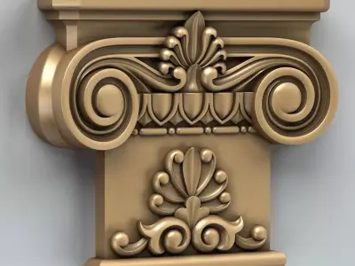 Column Capital 007 3D model