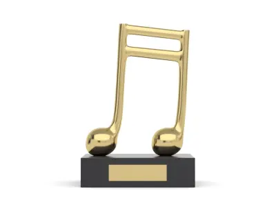 Modern Simple Music Cup 3D model