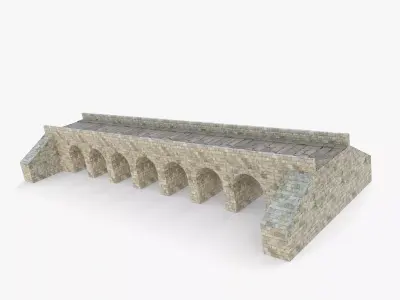 Bridge v2 Low-poly 3D model