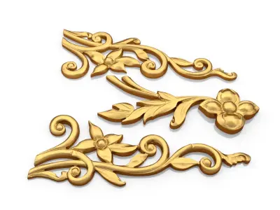 Classic decor ornament 131 3D model