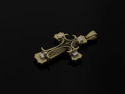 Cross Pendant  3D print model