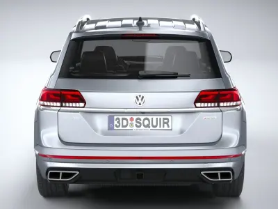 Volkswagen Atlas R-line 2021 3D model