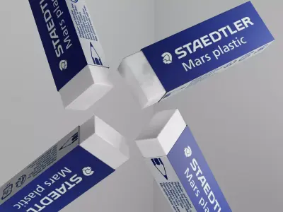 3D Eraser Staedler 3D model