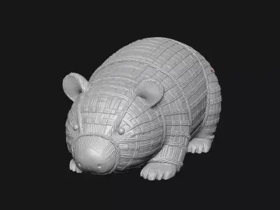 wombat 3D print model