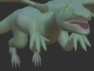 Monster 3D model get