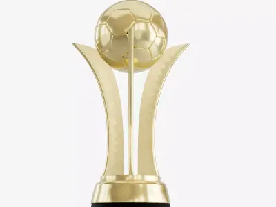 Golden Football Cup 3D model