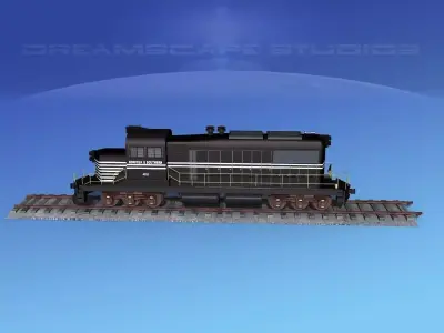 Diesel Locomotive V06 3D model
