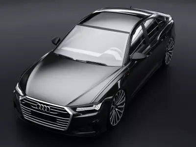 Audi A6 C8 S-Line 3D model