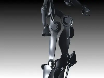 Exoskeleton futuristic robots Free 3D model