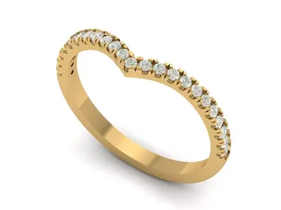 Chevron Ring 3D print model
