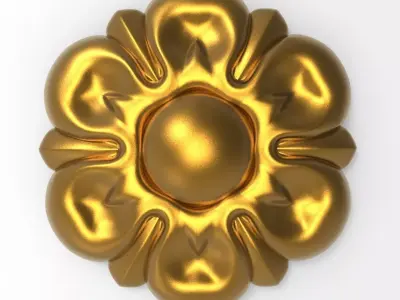 decorative rosette 3D model
