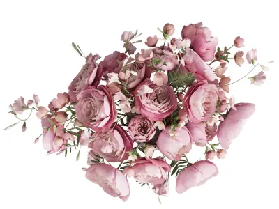 Flower In Vase 61 3D model