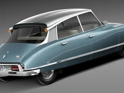 Citroen DS 1967-1975 3D model