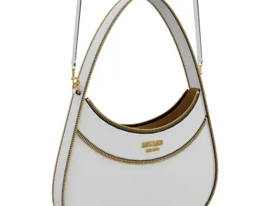 Moschino Rider CalfSkin Hobo Bag Low-poly 3D model