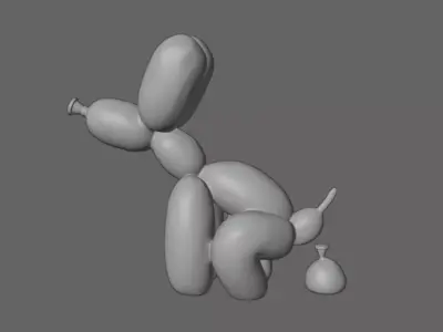 BALLOON DOG 3D print model
