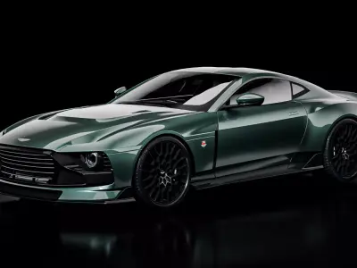 Aston Martin Valour 2024  Low-poly 3D model
