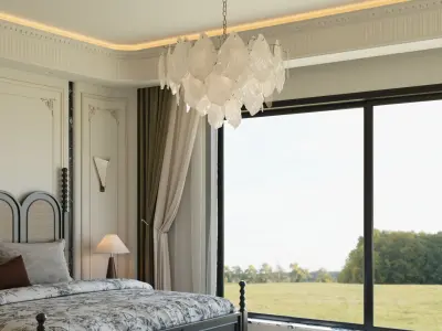 Bedroom interior scenes 3D model 10