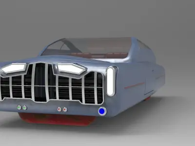 Sci-Fi Car 3D print model