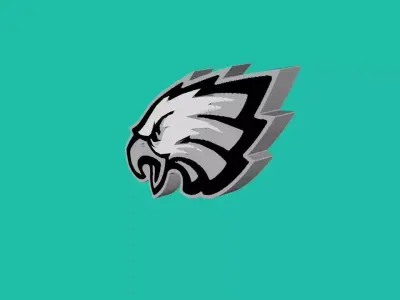 Philadelphia Eagles Team Logo 3D model