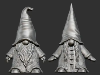 Erik and Frida Gonk 3D print model