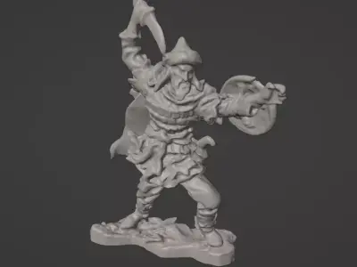 Muslim Combat 3D print model