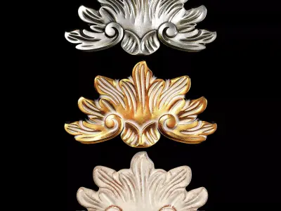 Classic carved 041 3D model