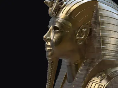 Tutankhamun Mask v4 G 3D model