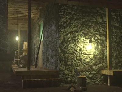 Forest House 3D model