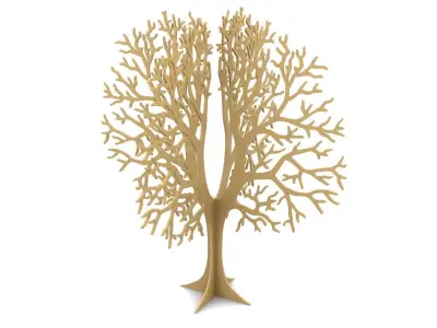 Plywood Decorative Wood Low-poly 3D model
