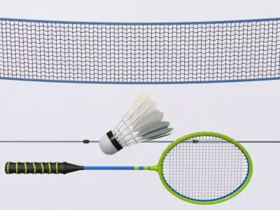 Badminton Collection 1 3D model