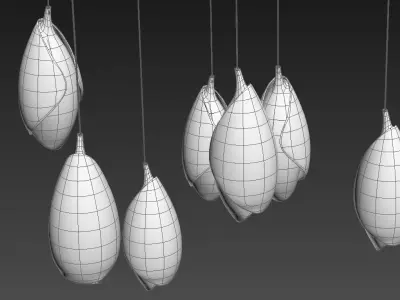Chrysalis Pendant Light 3D model