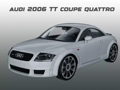 Audi - 2006 - TT coupe quattro 3D model