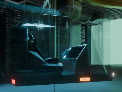 Future Fly-Craft Vehicle 3D model