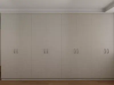 Modern Master Bedroom Scene 3D model 3D model 3D model