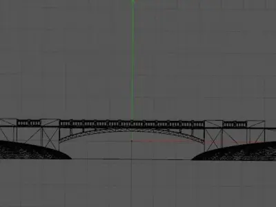 Road bridge  3D model