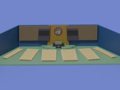 United Nations General Assembly 3D model