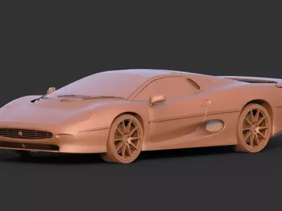 Jaguar XJ220 3D print model