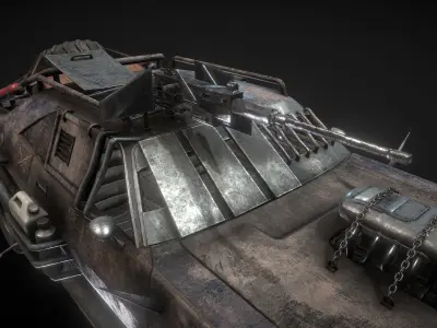 Roadkill Scum Low-poly 3D model