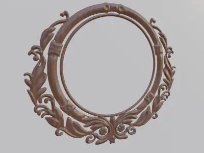 Mirror Frame Decor 3D print model