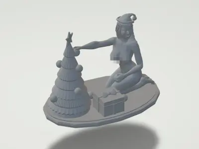 X-Mass Tree Woman 3D print model