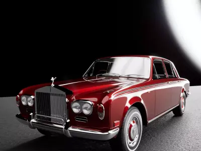 Retro Car 1970 3D model