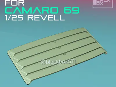 Window Louver for CAMARO 69 Revell 1-25th Modelkit 3D print model