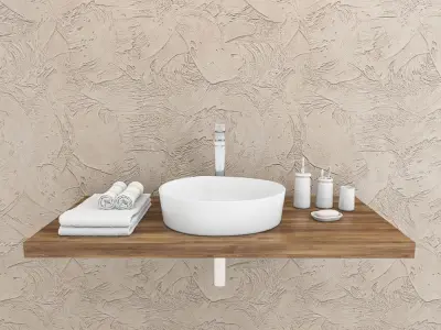 washbasin Ravak Moon 3 3D model