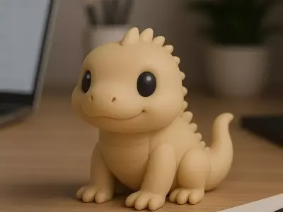 Iguana - Kawaii Animals Collection 3D print model