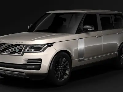 Range Rover Autobiography Hybrid LWB L405 2018 3D model
