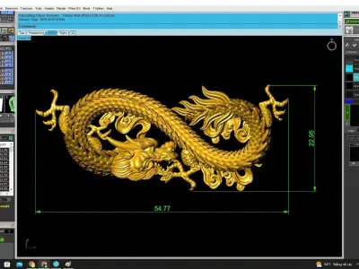 Infinity Dragon Jewelry Model 4774 3D print model