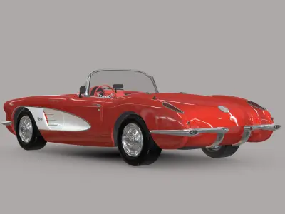 Chevrolet Corvette C1 - 1953-1962 3D model