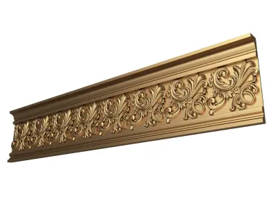 Cornice Decoration Molding 046 Low-poly 3D model