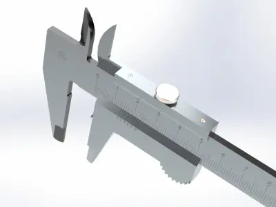 Vernier Caliper 0-150mm 3D model