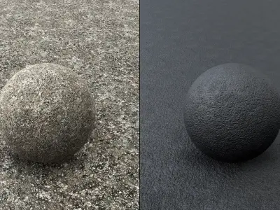 PBR Asphalt Pavement Texture